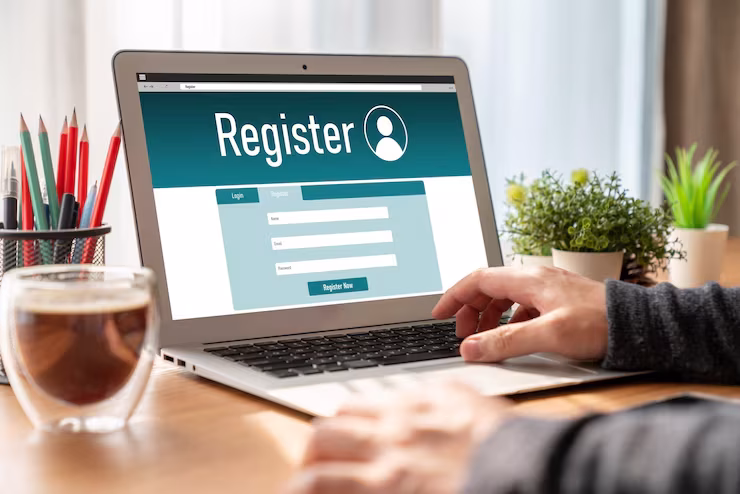 Register an account